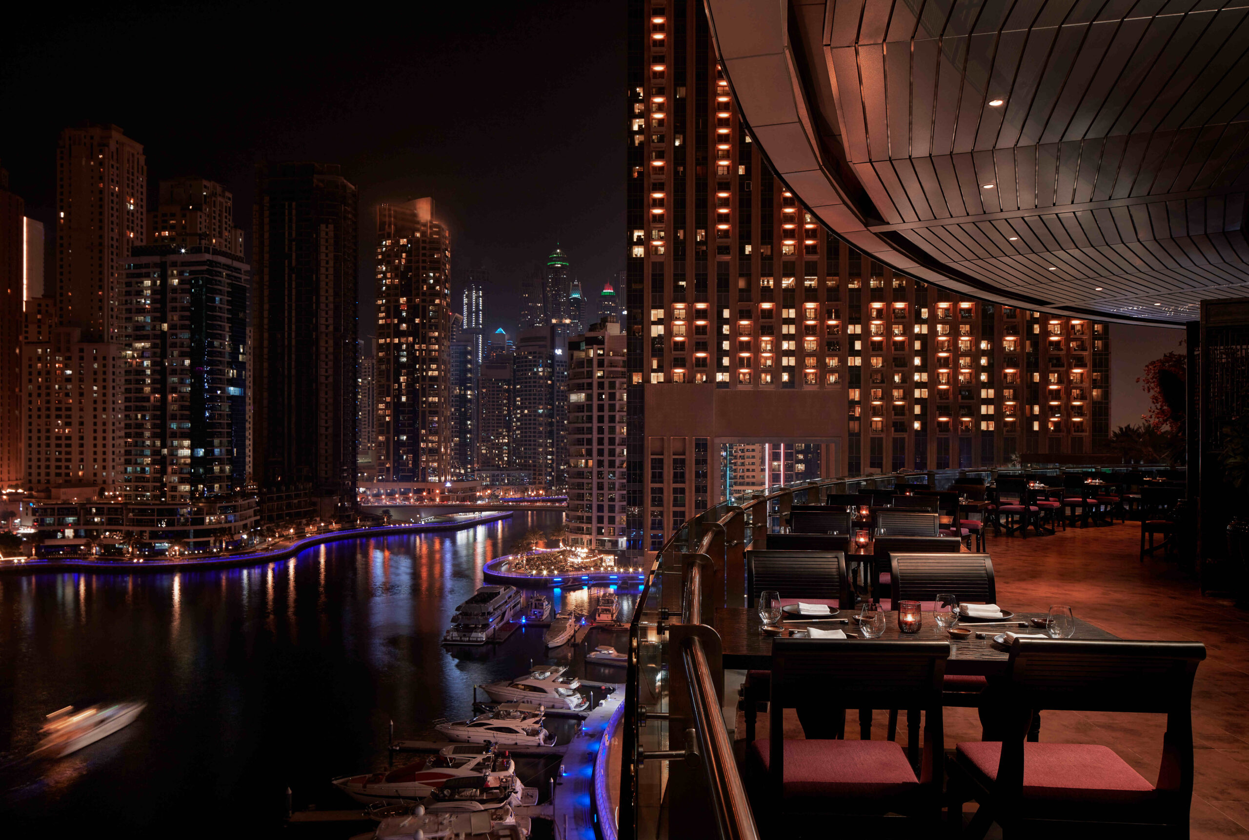 Interiors at Asia Asia Pier 7 Dubai Marina